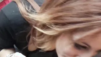 Wife cheating on her cuck boyfriend with much bigger cock