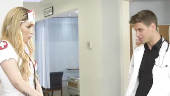 Fetish nurse shemale Angelina Please sucked and fucked too