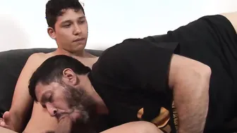 Mature dick rider Jonas is eager to jump on that young prick