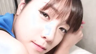 Mio Ichihara wears a cheerleader costume while we finger her twat