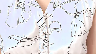 Kneeling Yukari Mori blows our dick