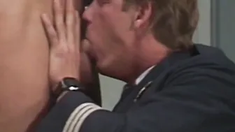 Blond gay pilot anal fucked and toyed