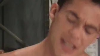 Blond gay pilot anal fucked and toyed