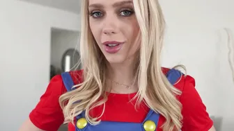 Gamer stepsister riding stepbros cock