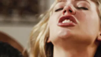 Teen blonde Ivy Wolfe earns a cumshot after perfect blowjob