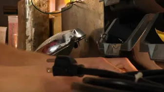 Hunk David destroys Brandons raw ass in the garage