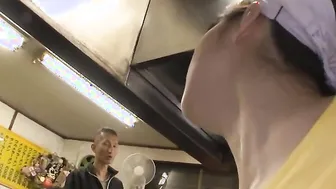 Mimi Asuka plowed into a restaurant into outside