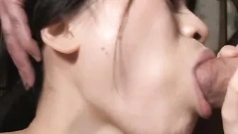 Sweet dark haired is gets nailed at night