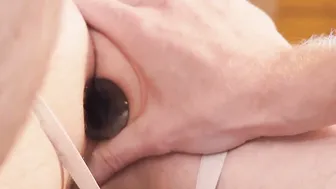 Teen stepson fucked doggystyle raw after taboo anal play