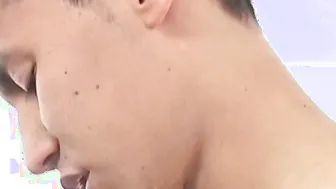 Cute latino homosexuals smash butts and spray jizz all over