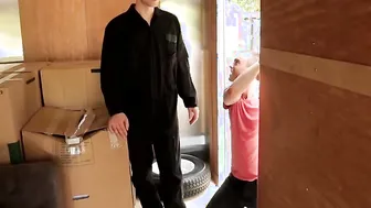 Pulling porn video – Lance pulls it out and takes it all the way down his throat