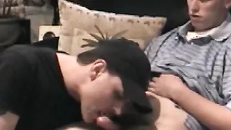 Amateur butt buddy in an awesome dick sucking homemade video