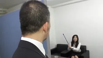 Slim office bimbos banged her married boss