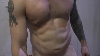 Gay public hookup and anal threesome in the gym