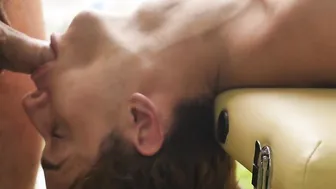 Naughty twink expects more than just an oily massage session