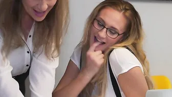 This naughty tutor has some kinky things she wants to do with her lesbian student