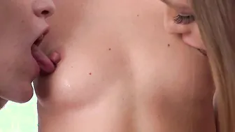 Three old and young lesbians do eachother with strapons