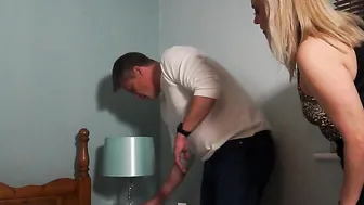 Naughty housewife getting horny with her lover