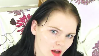 Mat porn video – British mom with great bobbs showing of her big hard nipples