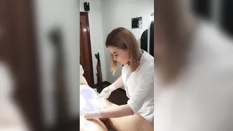 Spontaneous ejaculation while trimming