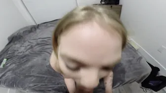Daddy Fucks his little Whores Butt for the first Time - 18 YO