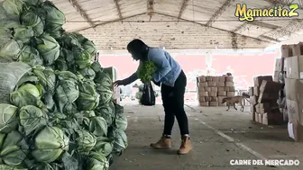 CARNE DEL MERCADO - (Xiomara Soto  Pedro Nel) Cute BBW 19 Year Old