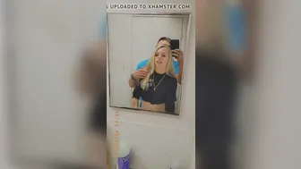 Outside Restroom Mirror Fucking Small Blonde Barely Legal Meeting at Mall