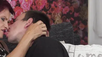 Heavily pierced mature slut fucked by her toy boy