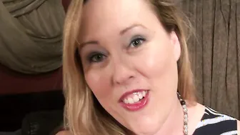 Big breasted American BBW getting ready to be kinky