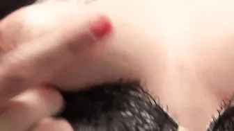 Hairy housewife playing with her pussy 5