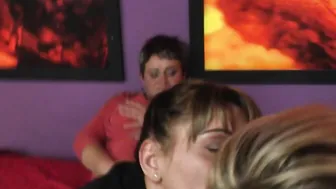 Three horny mature ladies going full lesbian