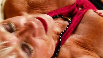 Very horny mature American lady showing us her dirty side