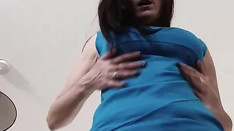 Naughty and hot British housewife getting wet and wild