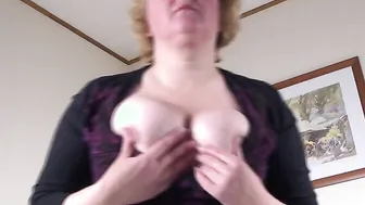Horny Dutch housewife playing with her wet pussy