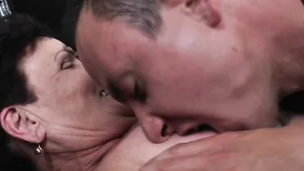 Mat porn video – Horny mature slut fucking her way younger lover