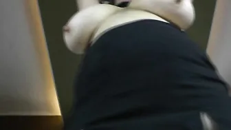 Big breasted mature slut playing with herself 3