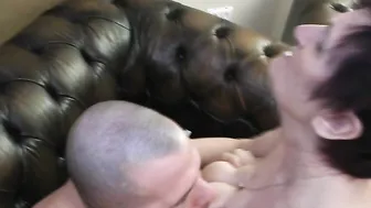 Horny mature slut fucking and sucking hard