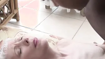 Horny mature slut fucking a younger guy