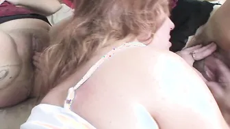 Two kinky lesbos doing a big butt babe