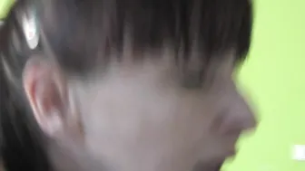 This horny mature slut gets a mouth full of cum