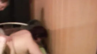 Fat mature slut eating on a hard cock
