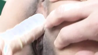 Look at mature Celeste enjoying that rubber cock