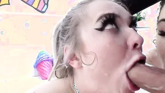 Insane Triple Bj With Mila Lydia   Kaiia