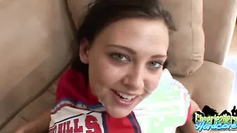 Jizz In The Mouth Of Cheerleader Ivy