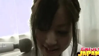 Hot Japanese Minx Teasing With A Vibrator