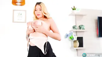 Violetta's Sensual Dance of Passion - Erotic Dancer Strips Down To Nakedness