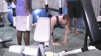 Bodybuilders Get Frisky in the Gym
