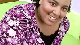 Cute BBW in the Parking Lot
