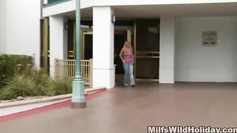 Sexy MILF Cala Craves by the Pool