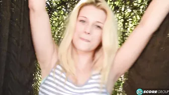 Aubrey is Virgin Gold. Shes a small blonde bimbos who takes a massive dick inside her teeny-small slit.